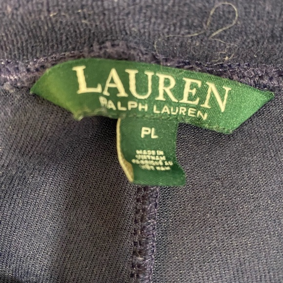 Lauren Ralph Lauren Velour Track Pants size Petite Large - Picture 6 of 7